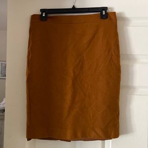 J. Crew tan/ Brown Pencil Skirt , Size 4.